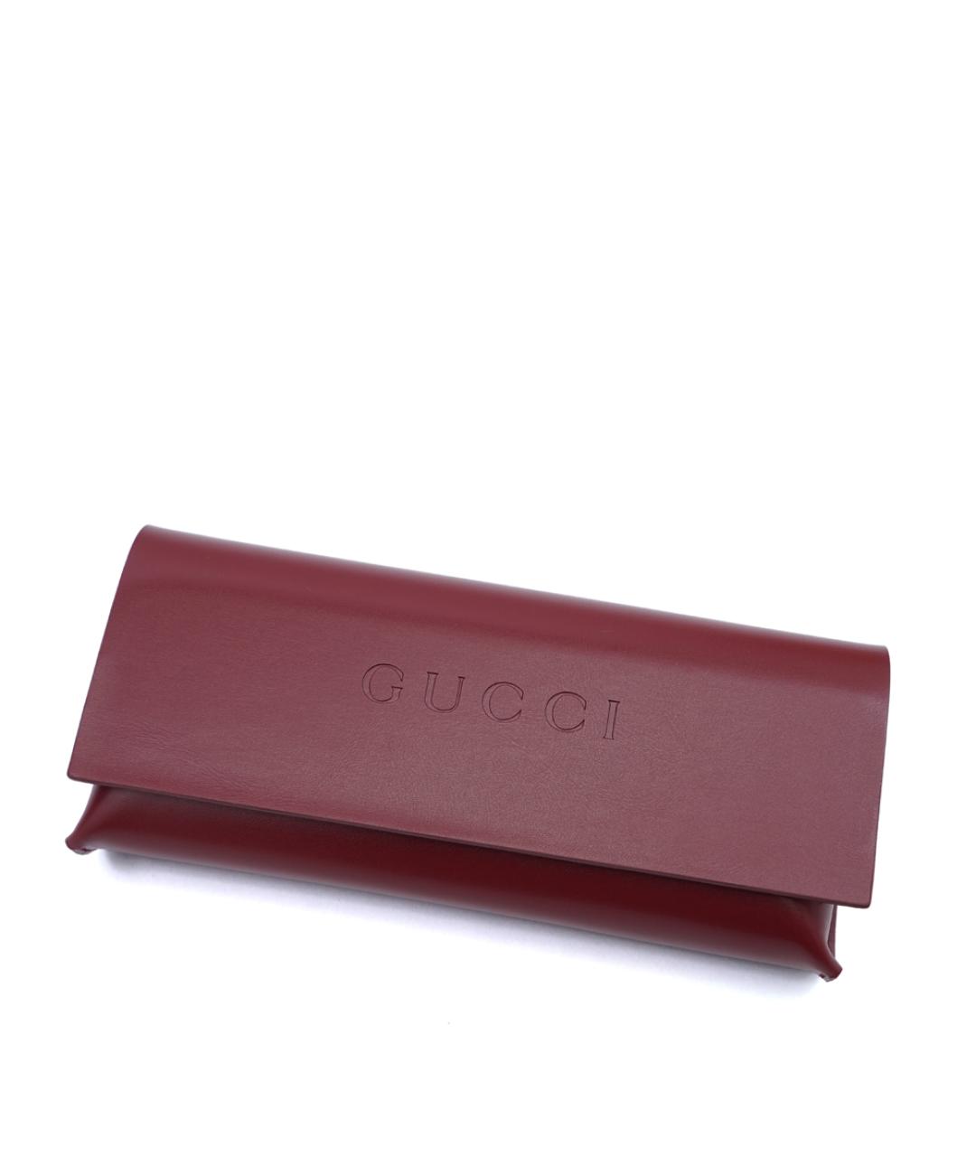 GUCCI Золотые металлические солнцезащитные очки, фото 6