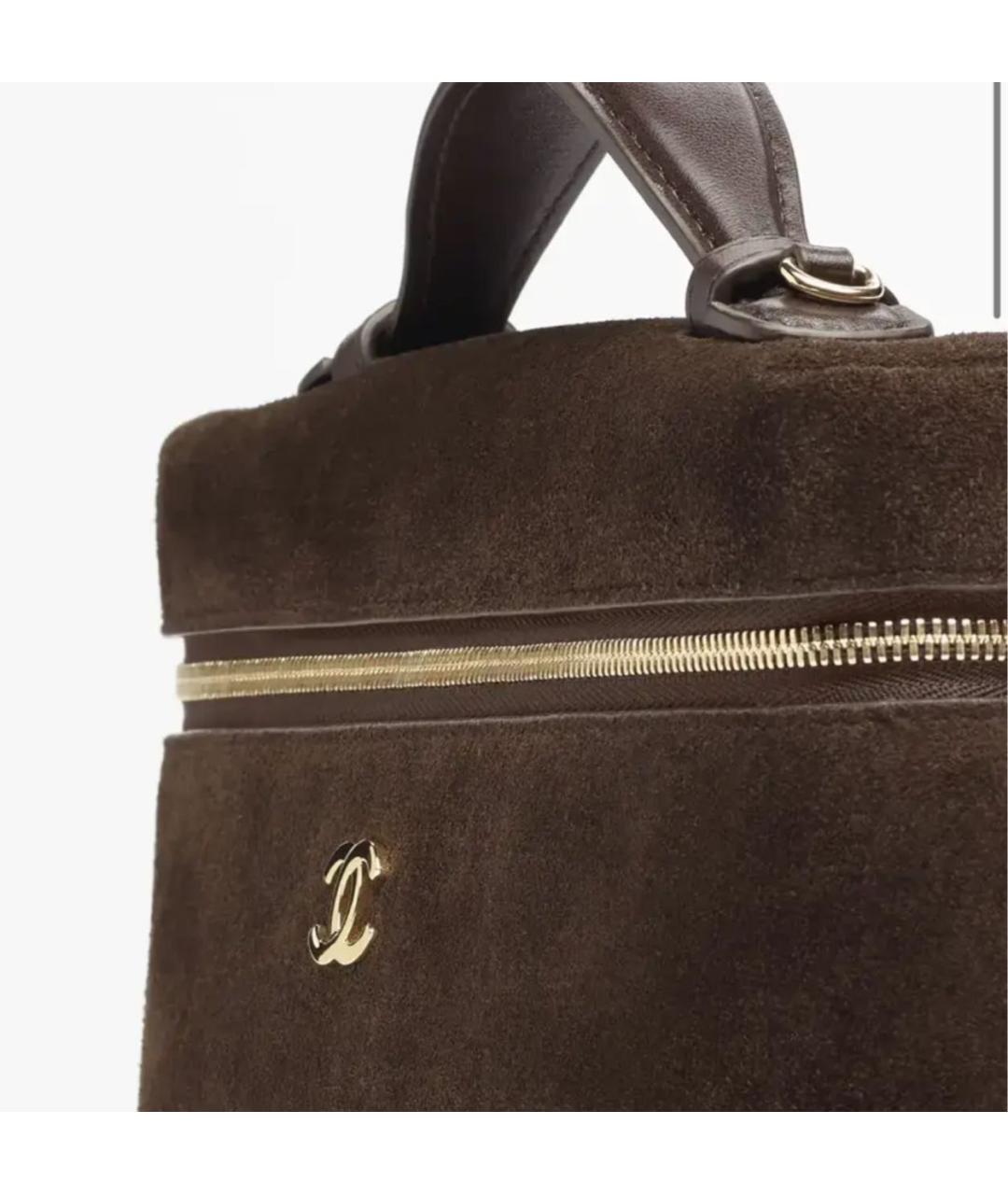 CHANEL Коричневая замшевая сумка через плечо, фото 3