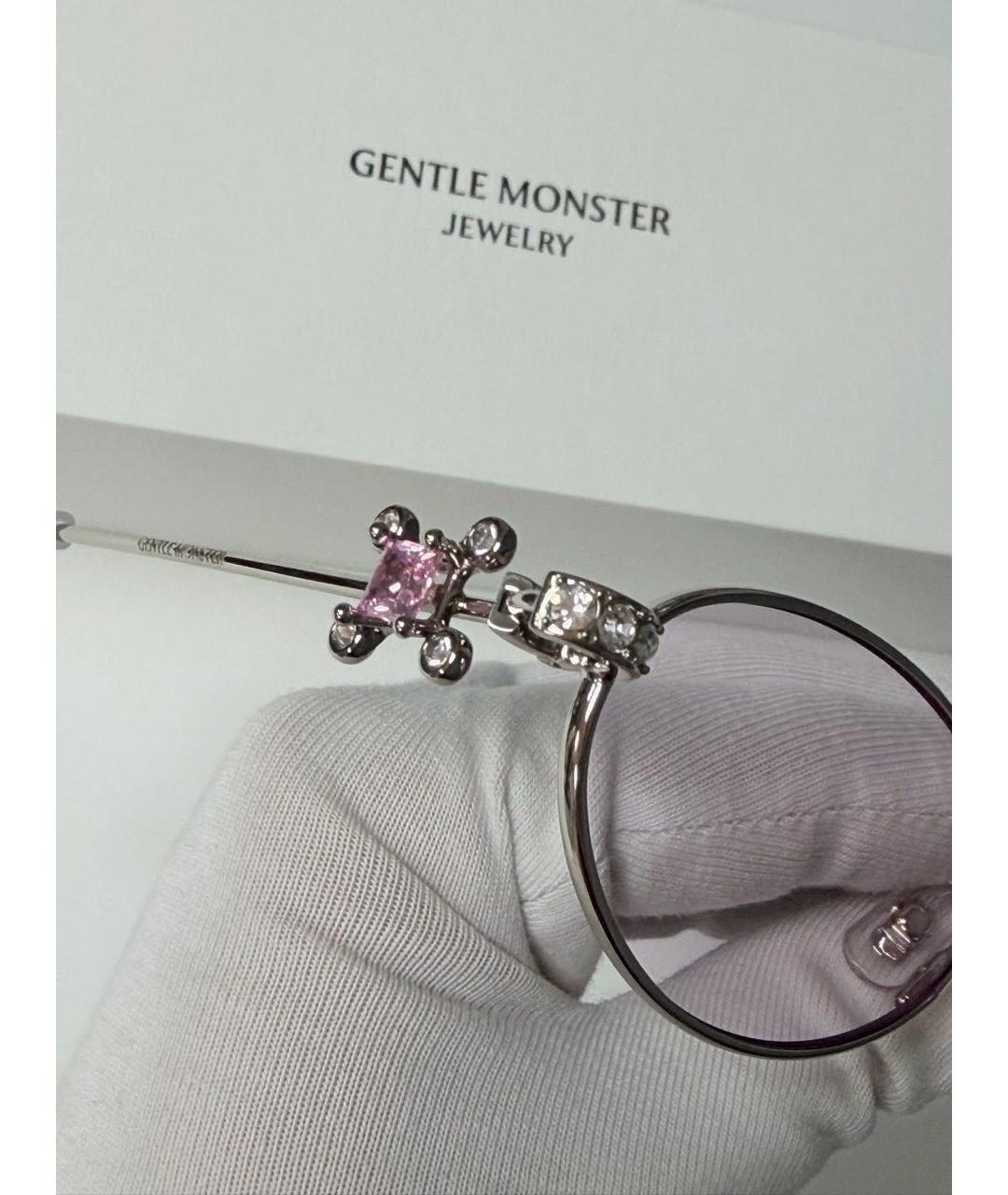 GENTLE MONSTER Розовые металлические солнцезащитные очки, фото 8