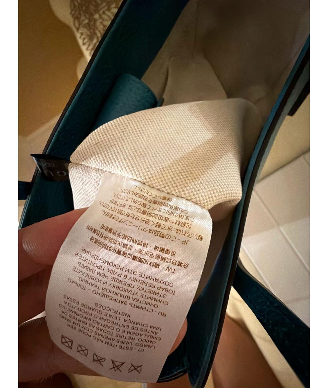 GUCCI Бирюзовая сумка, фото 6