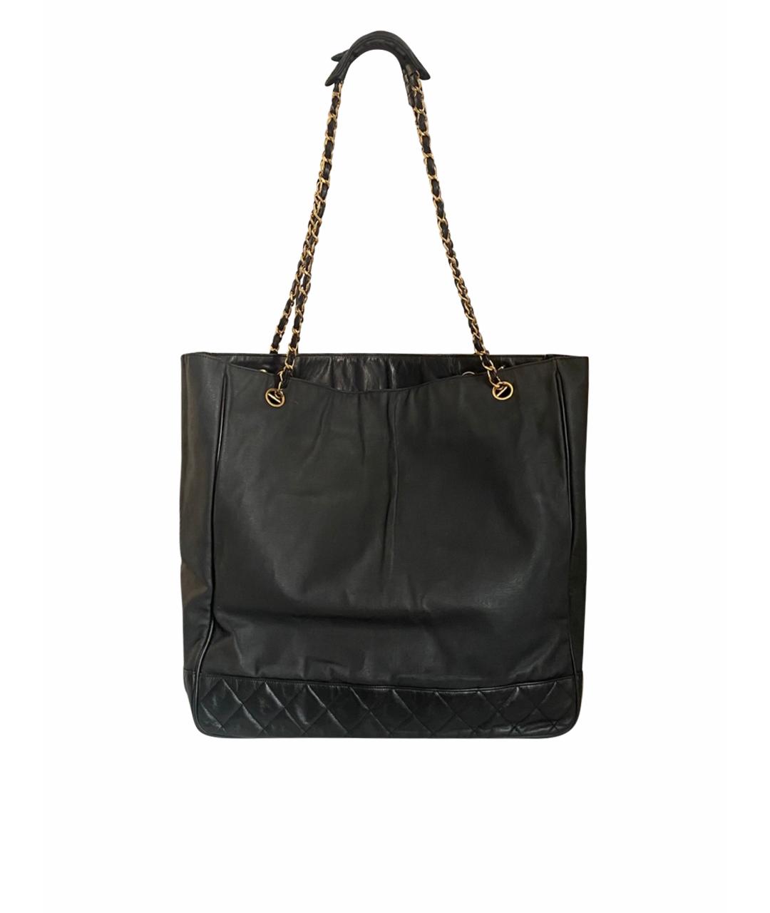 CHANEL Черная сумка тоут, фото 1