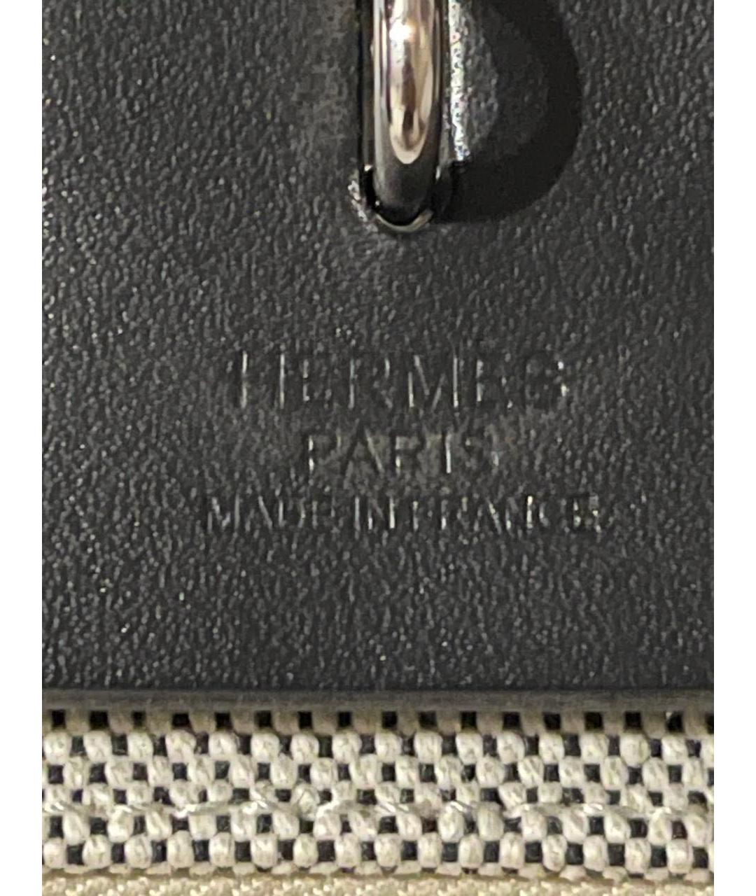 HERMES Темно-синяя кожаная сумка через плечо, фото 7