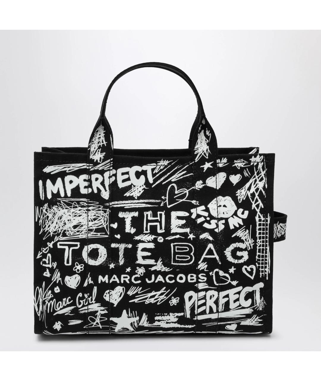 MARC JACOBS Черная хлопковая сумка тоут, фото 1