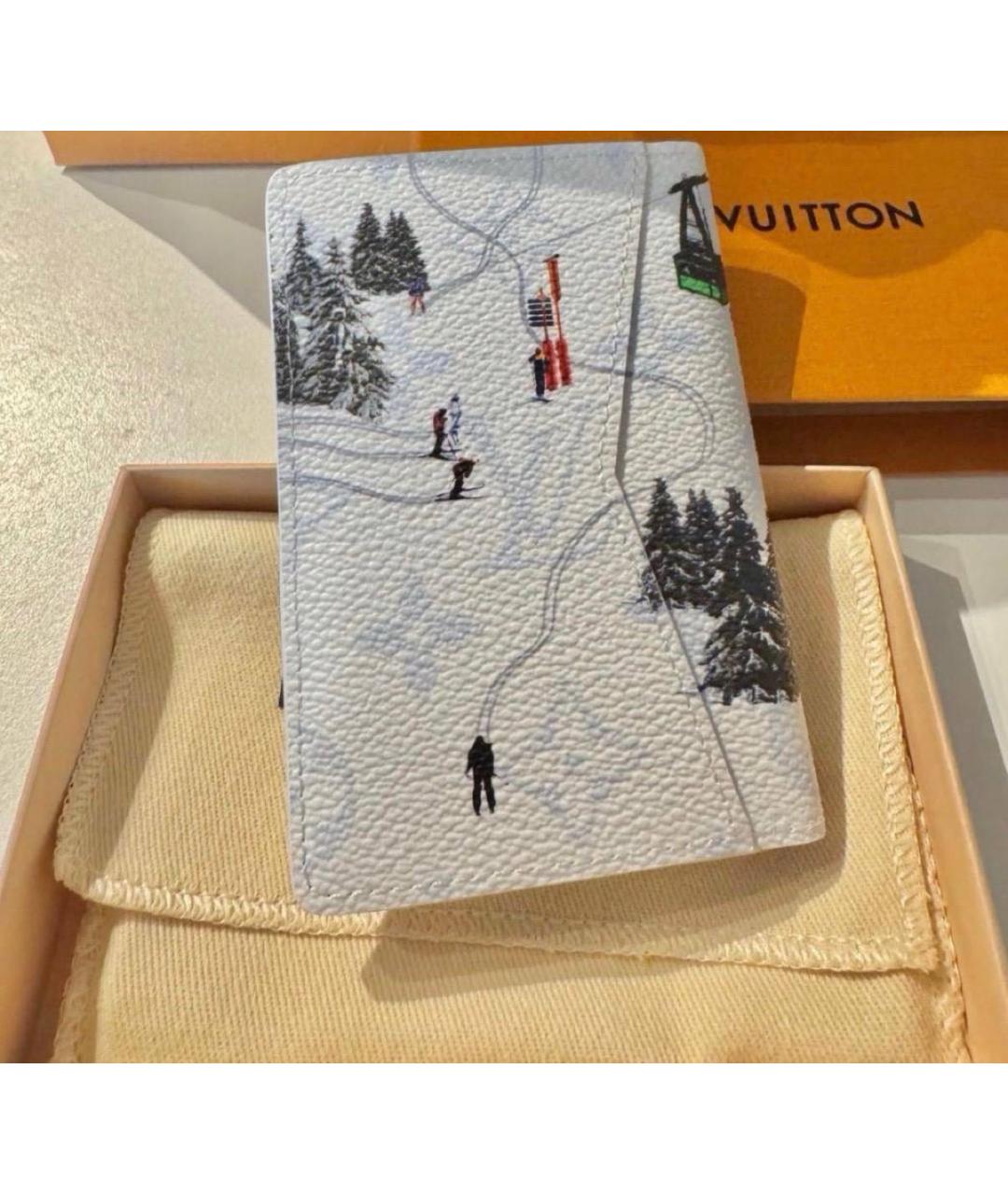 LOUIS VUITTON Белый кардхолдер, фото 5