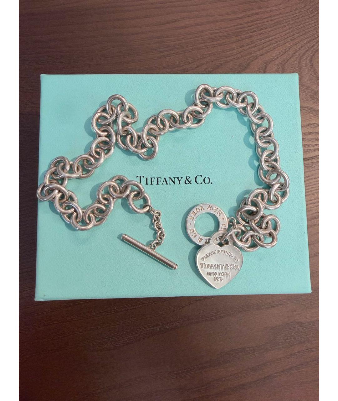TIFFANY&CO Серебряное серебряное колье, фото 5