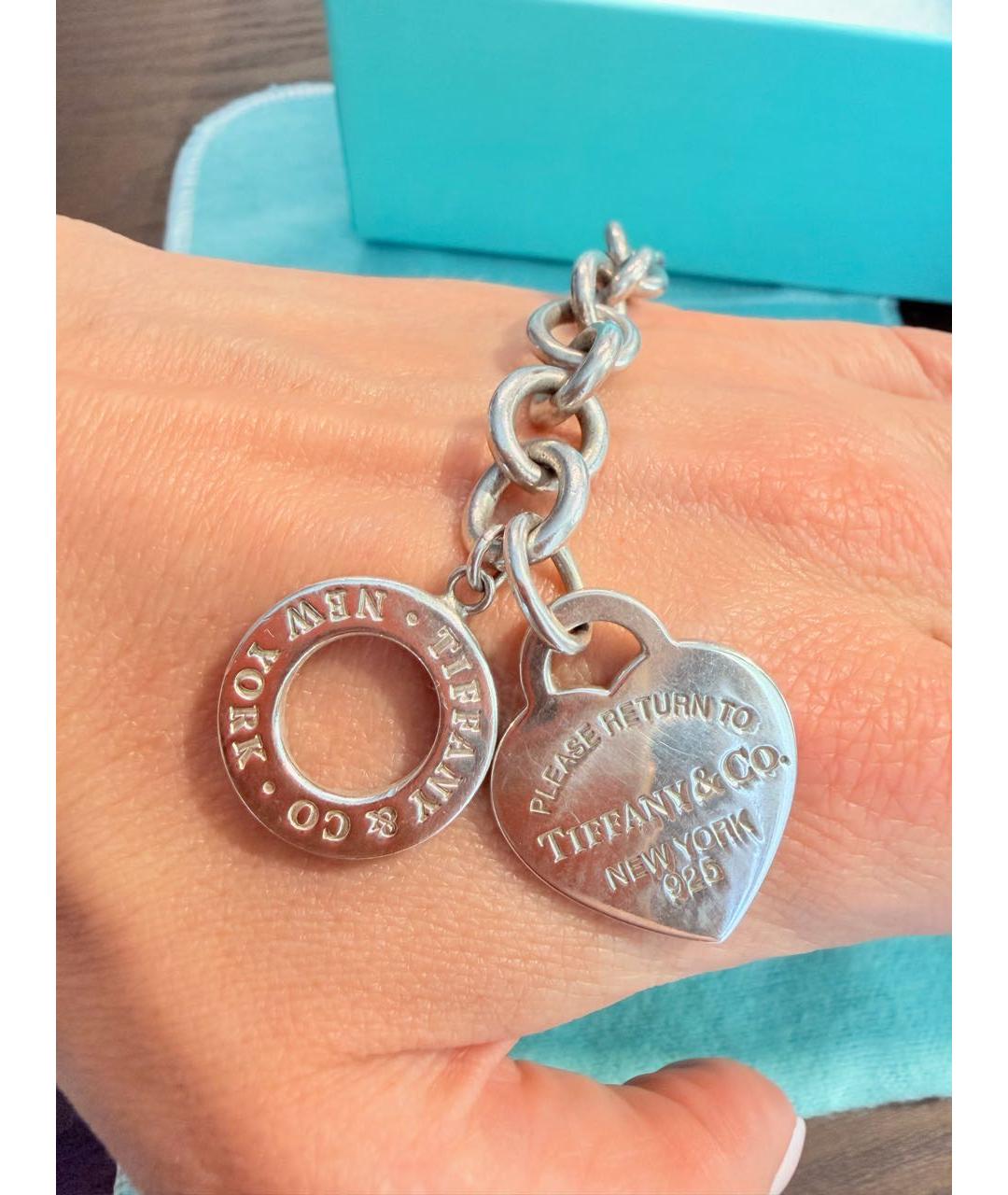 TIFFANY&CO Серебряное серебряное колье, фото 3
