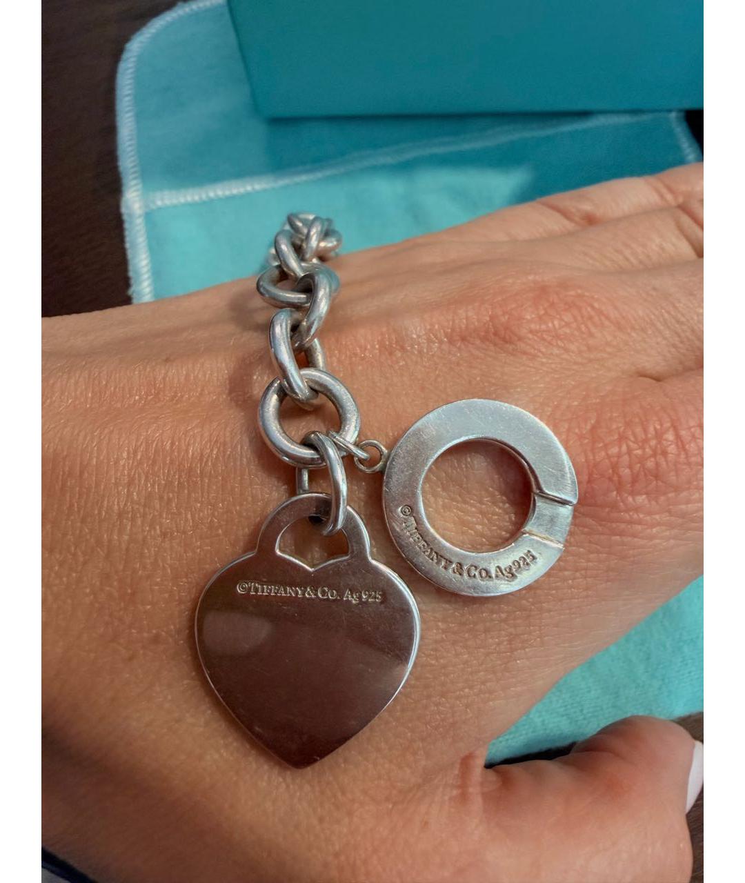 TIFFANY&CO Серебряное серебряное колье, фото 4