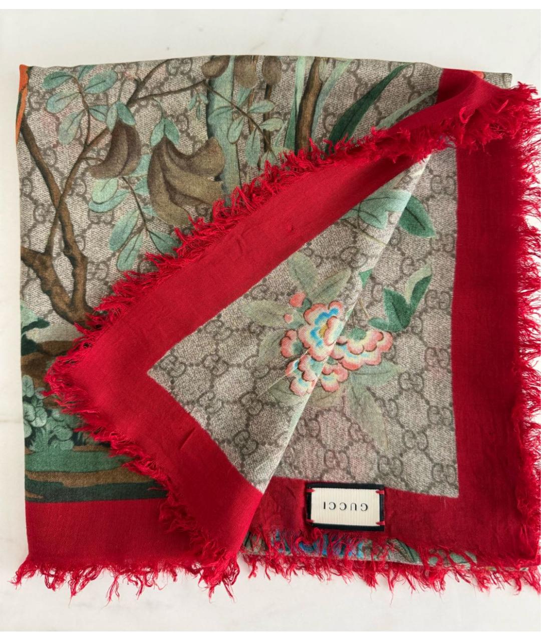 GUCCI Мульти хлопковый платок, фото 2
