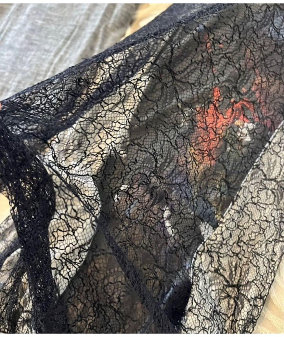 ERMANNO SCERVINO Антрацитовое вискозное повседневное платье, фото 4