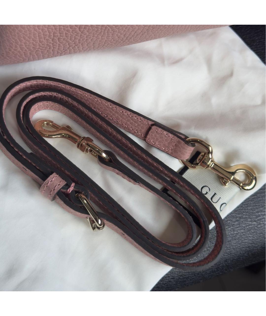 GUCCI Кожаная сумка с короткими ручками, фото 6