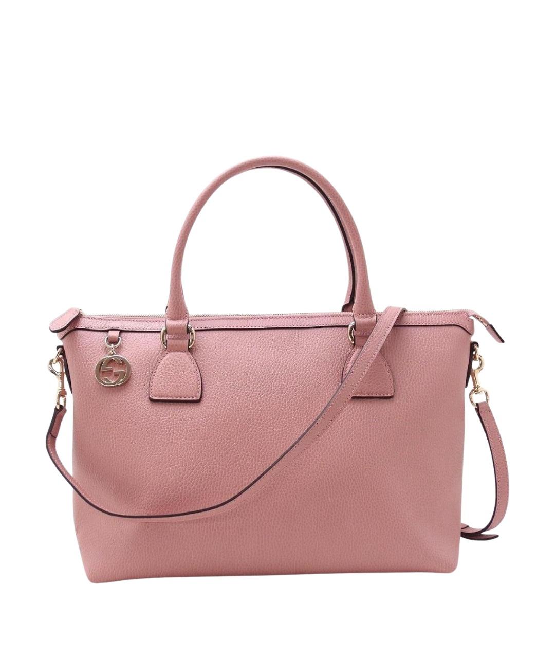 GUCCI Кожаная сумка с короткими ручками, фото 1