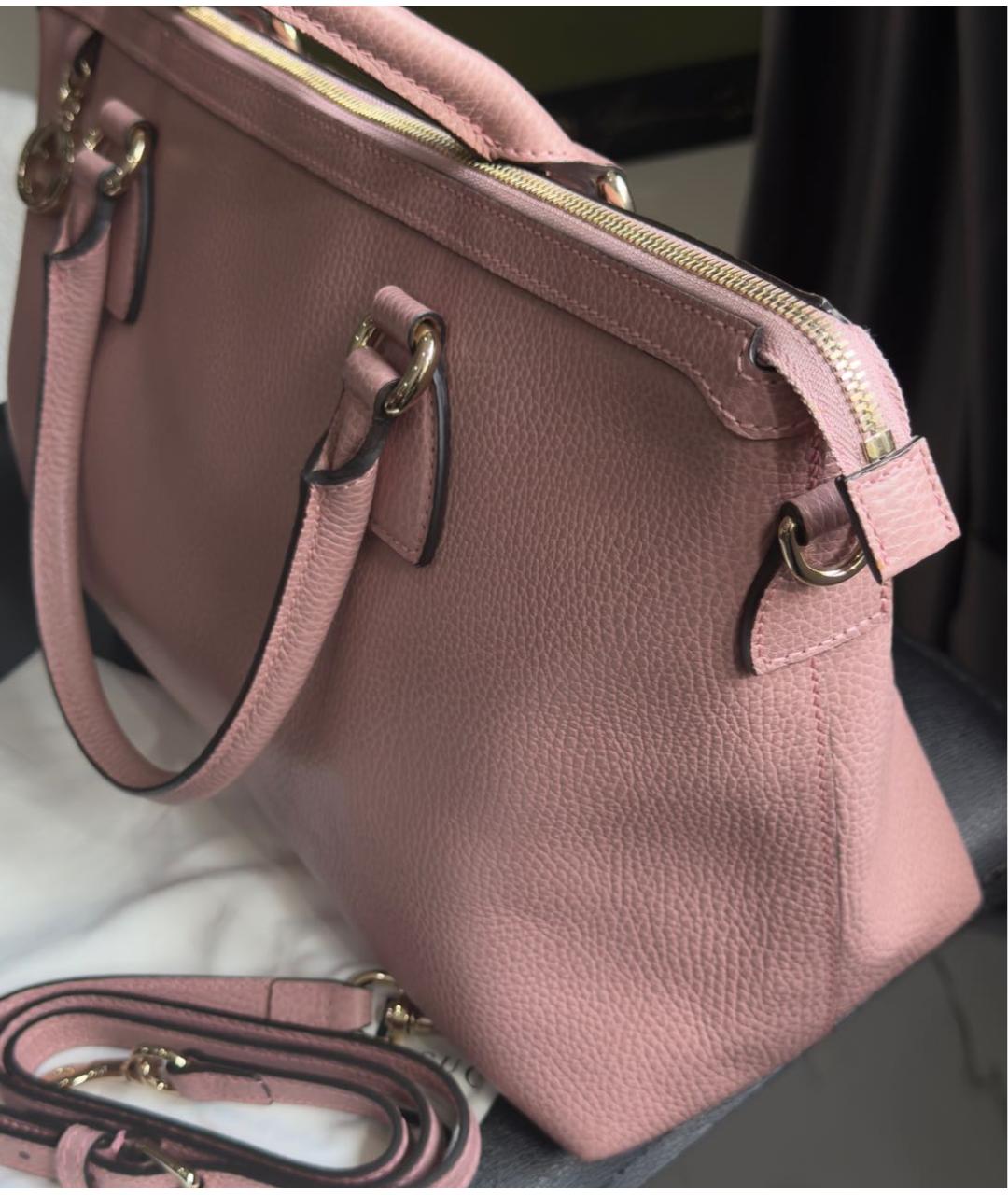 GUCCI Кожаная сумка с короткими ручками, фото 7