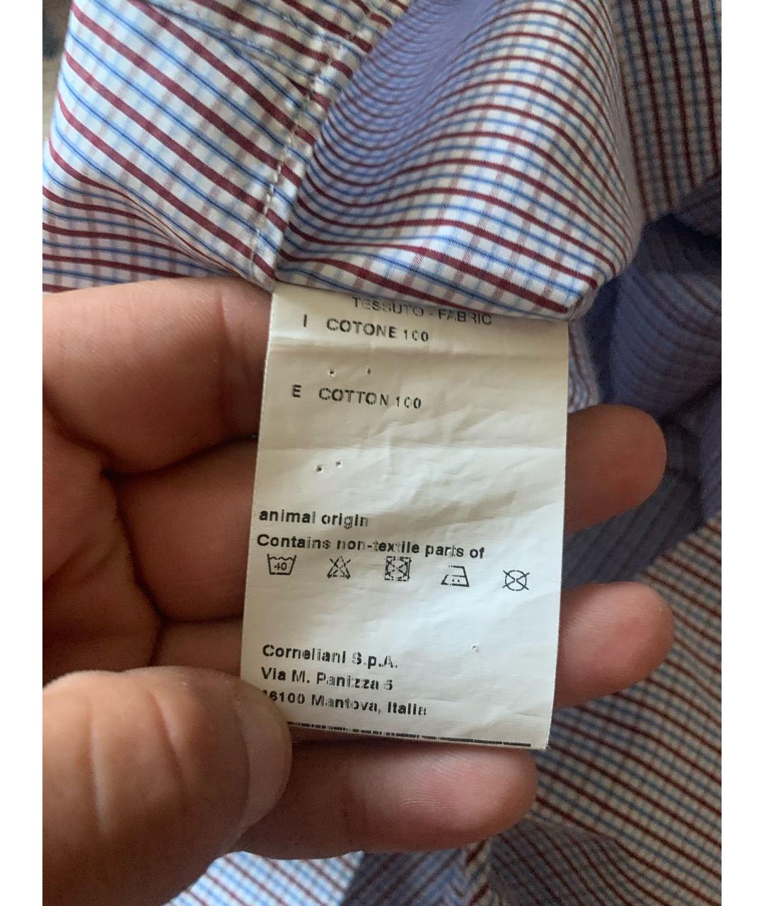 CORNELIANI Белая хлопковая классическая рубашка, фото 5