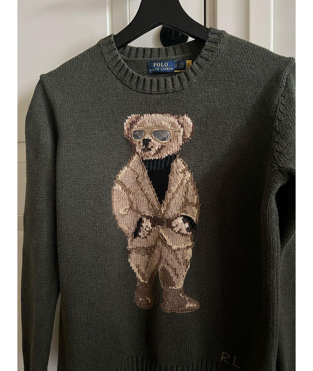 POLO RALPH LAUREN Хаки хлопковый джемпер / свитер, фото 6