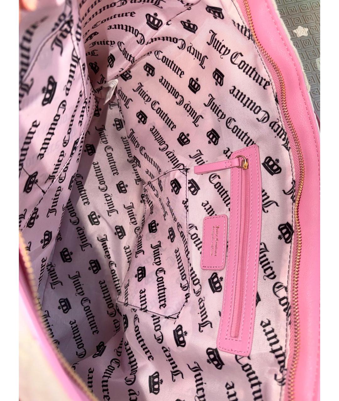 JUICY COUTURE Бежевая дорожная/спортивная сумка, фото 4