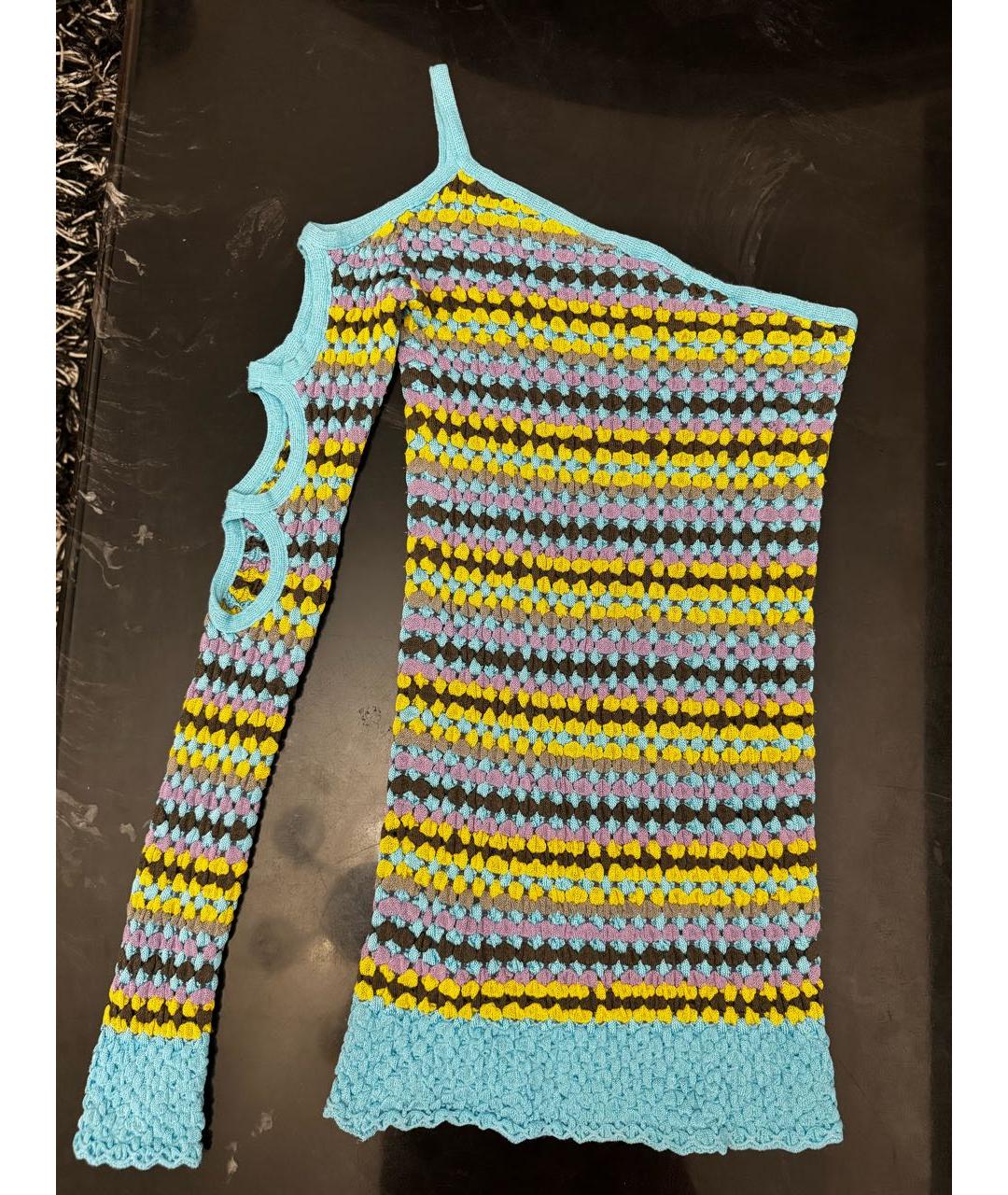 M MISSONI Голубой вискозный джемпер / свитер, фото 2