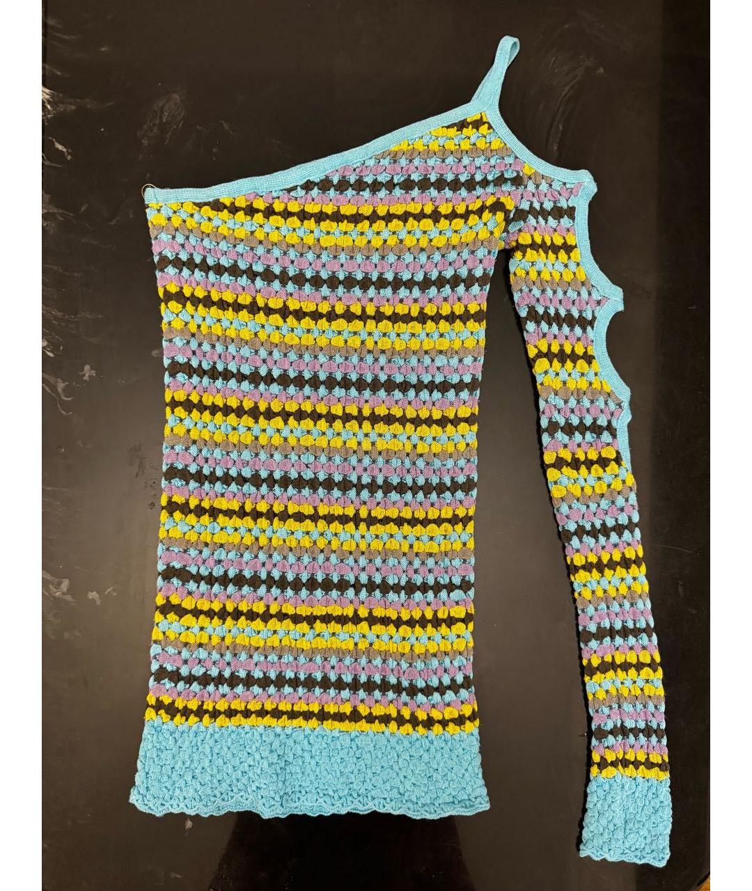 M MISSONI Голубой вискозный джемпер / свитер, фото 8
