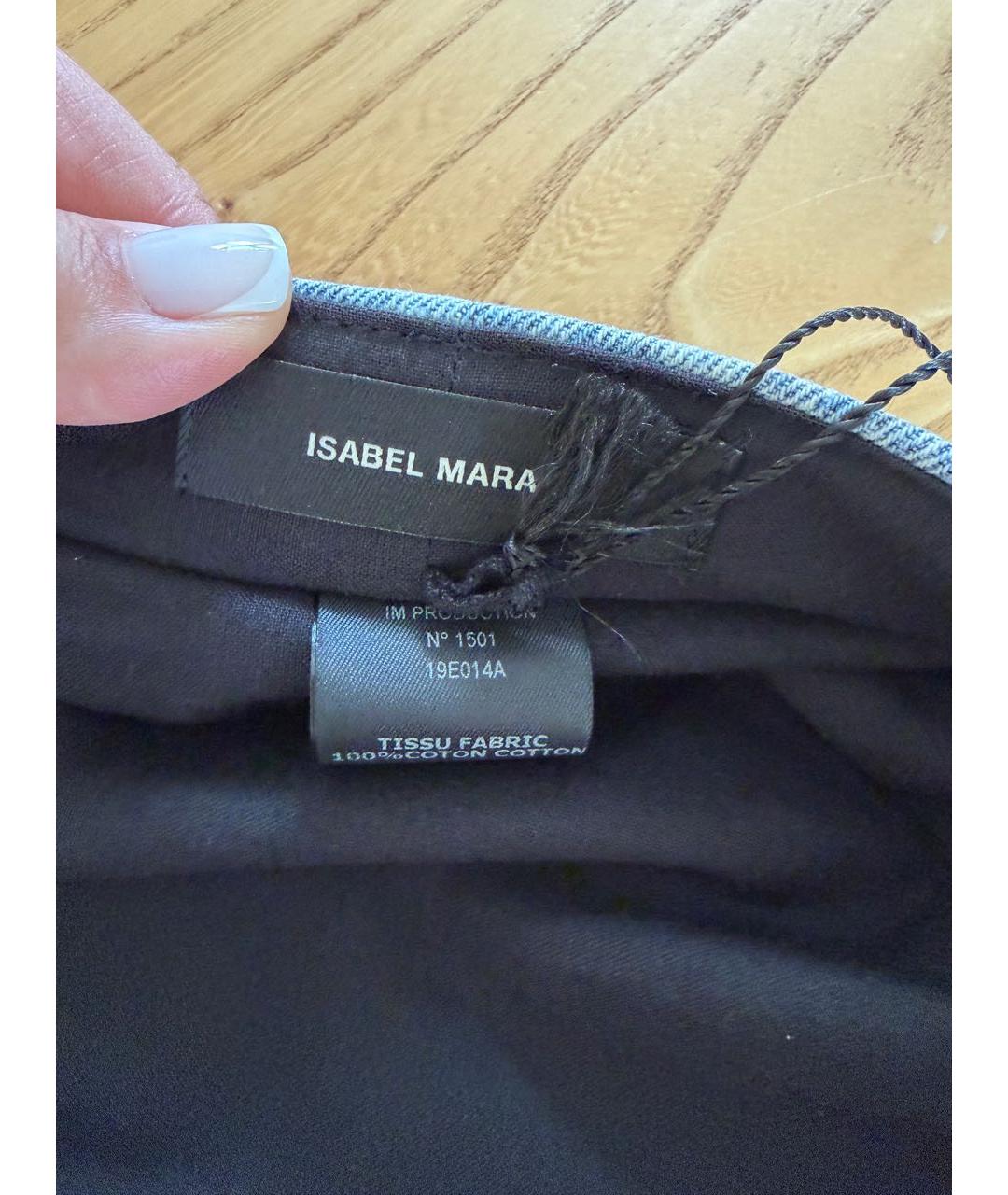ISABEL MARANT Голубая хлопковая кепка, фото 4