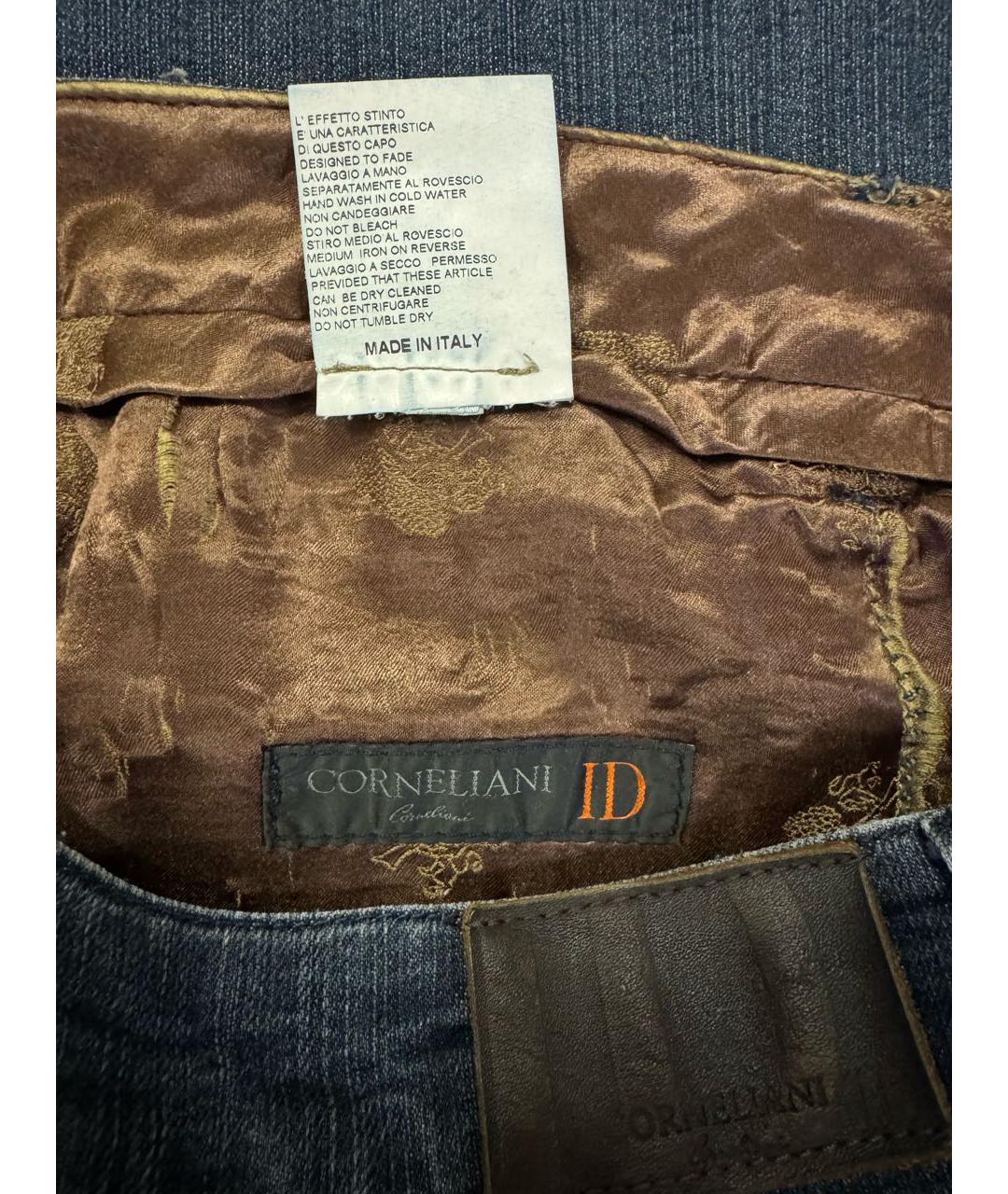 CORNELIANI Антрацитовые прямые джинсы, фото 6