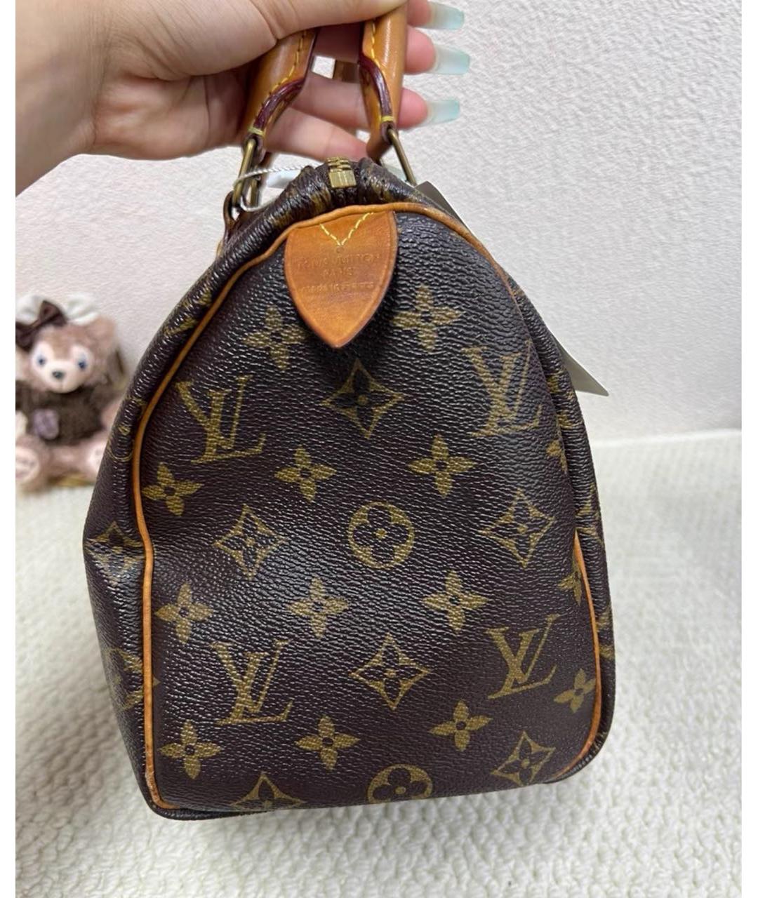 LOUIS VUITTON Коричневая сумка с короткими ручками, фото 2
