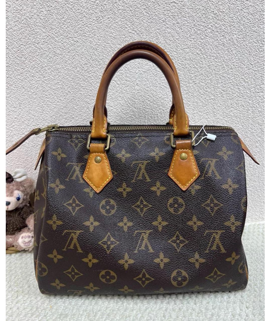 LOUIS VUITTON Коричневая сумка с короткими ручками, фото 6