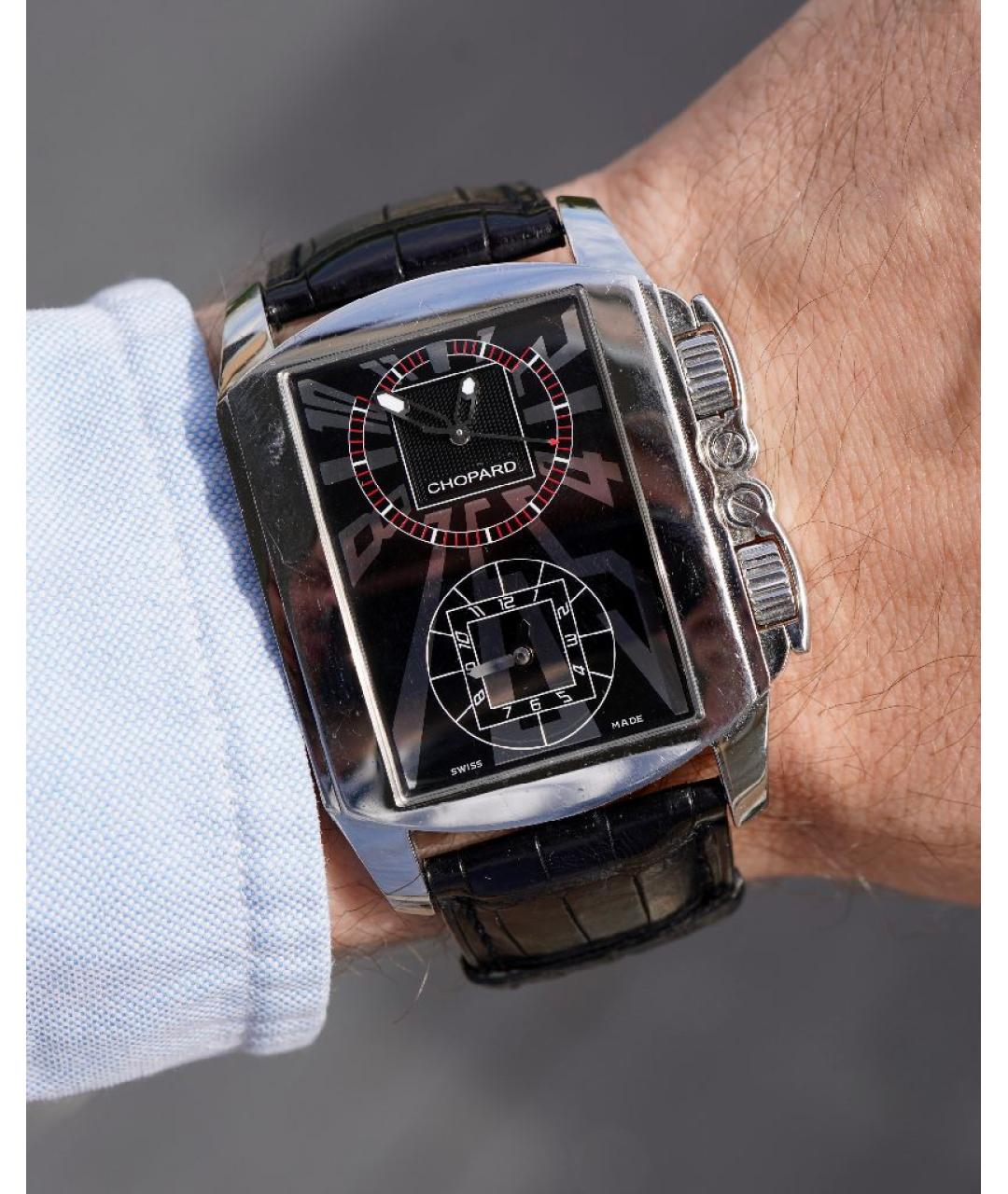 CHOPARD Черные стальные часы, фото 6