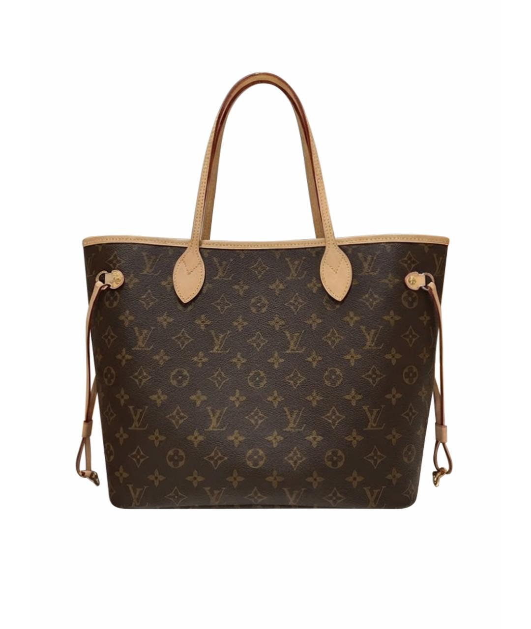 LOUIS VUITTON Коричневая канва сумка тоут, фото 1