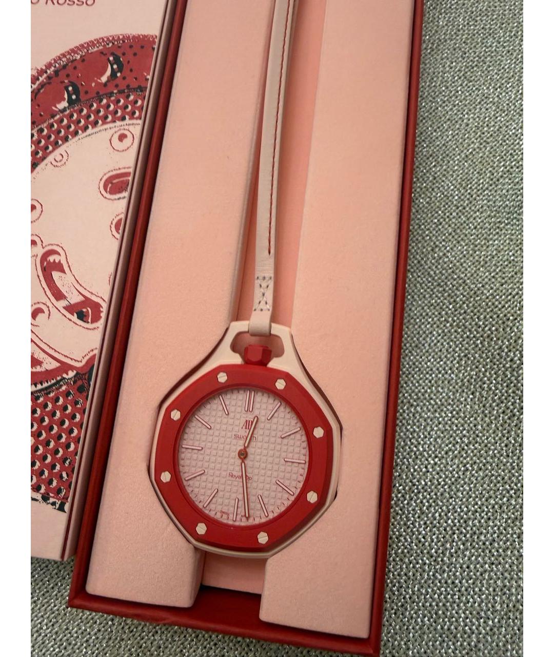 Swatch Розовые часы, фото 3