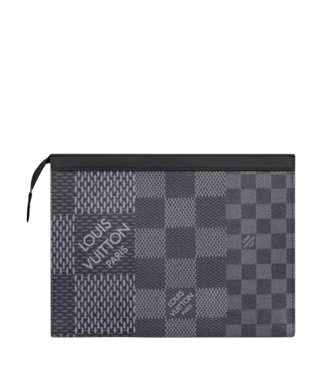 LOUIS VUITTON Черная барсетка, фото 1