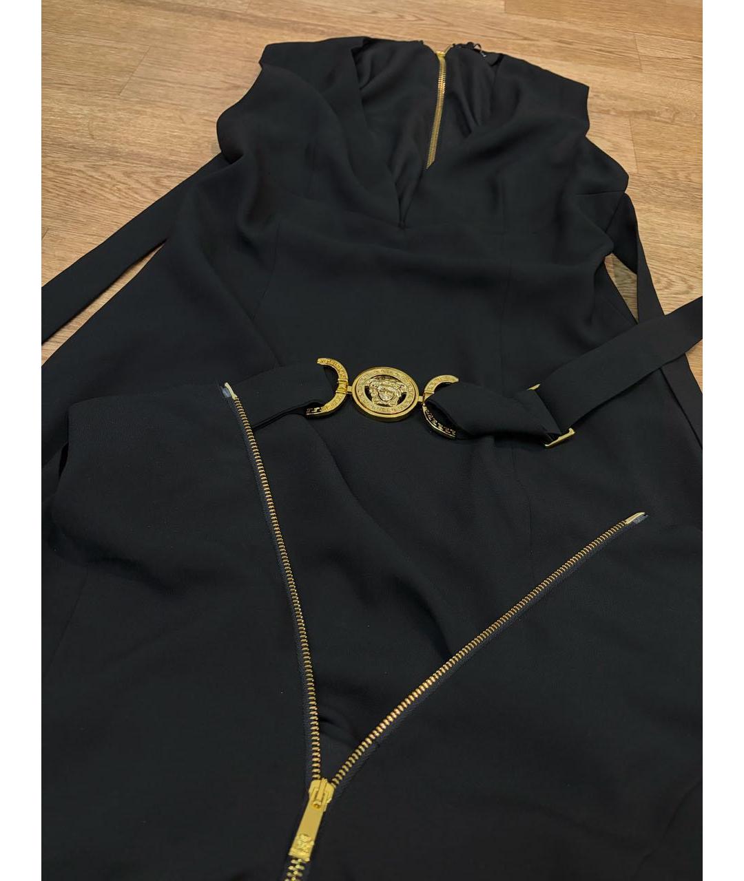 VERSACE Черное вечернее платье, фото 2