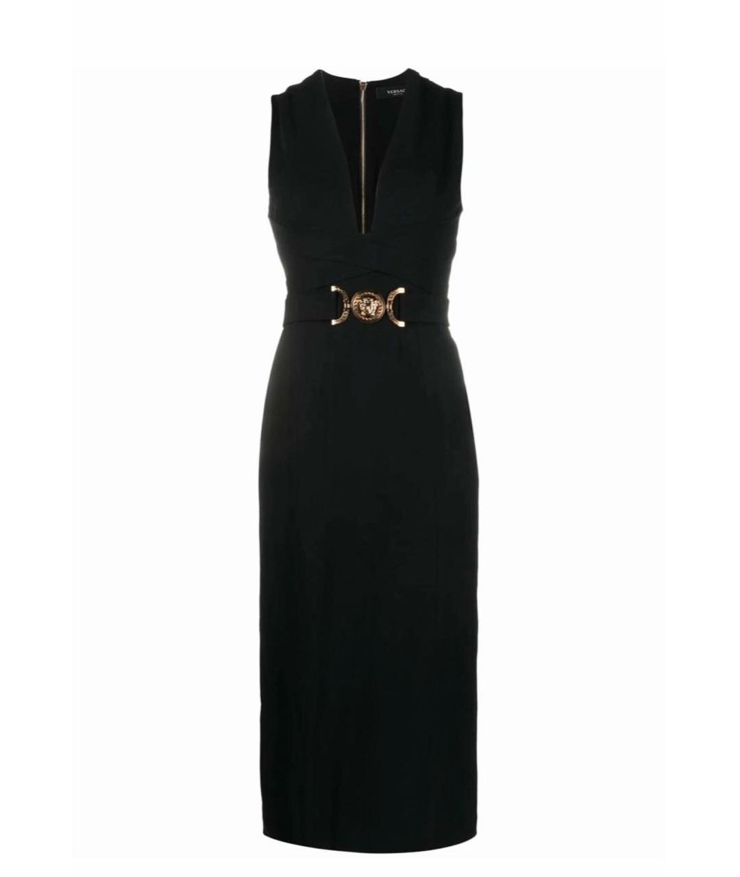 VERSACE Черное вечернее платье, фото 8