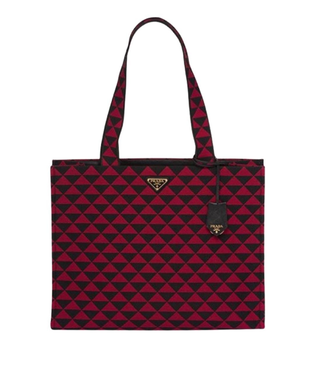PRADA Красная сумка тоут, фото 1