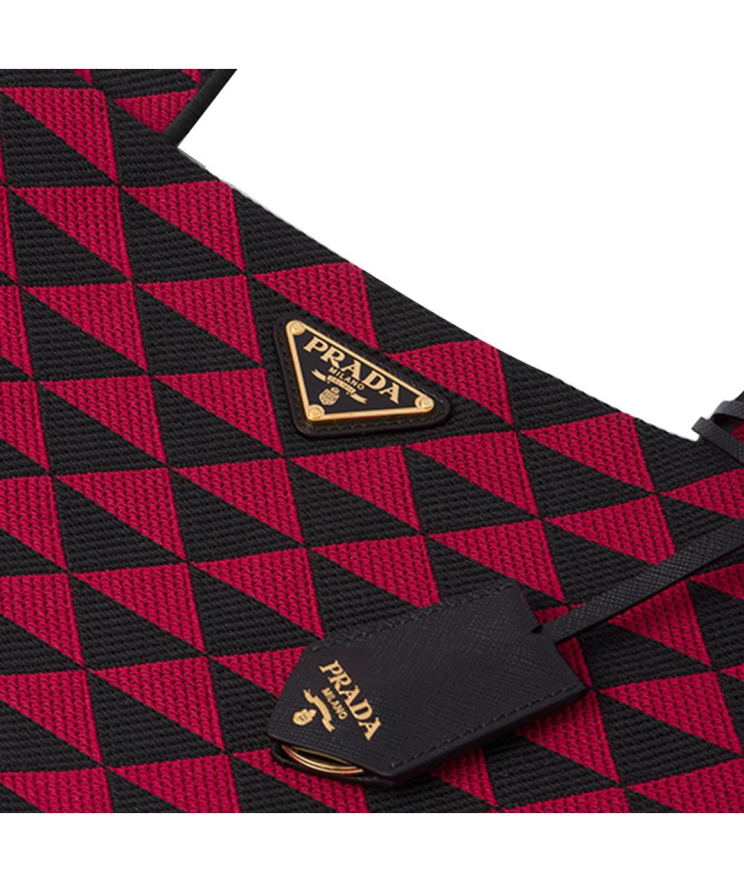 PRADA Красная сумка тоут, фото 4