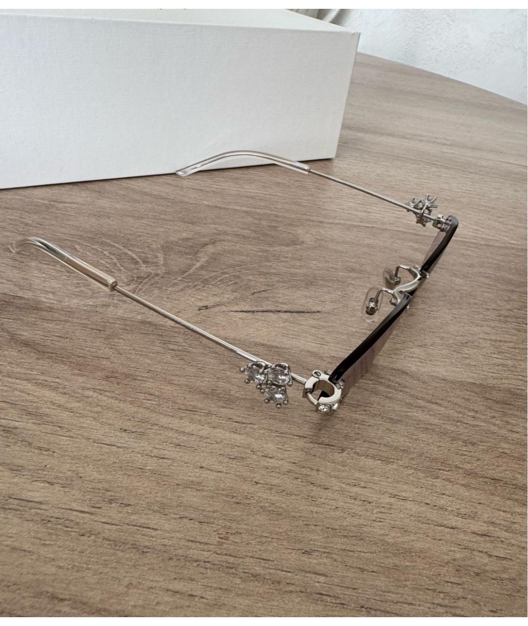 GENTLE MONSTER Серебряные металлические солнцезащитные очки, фото 8
