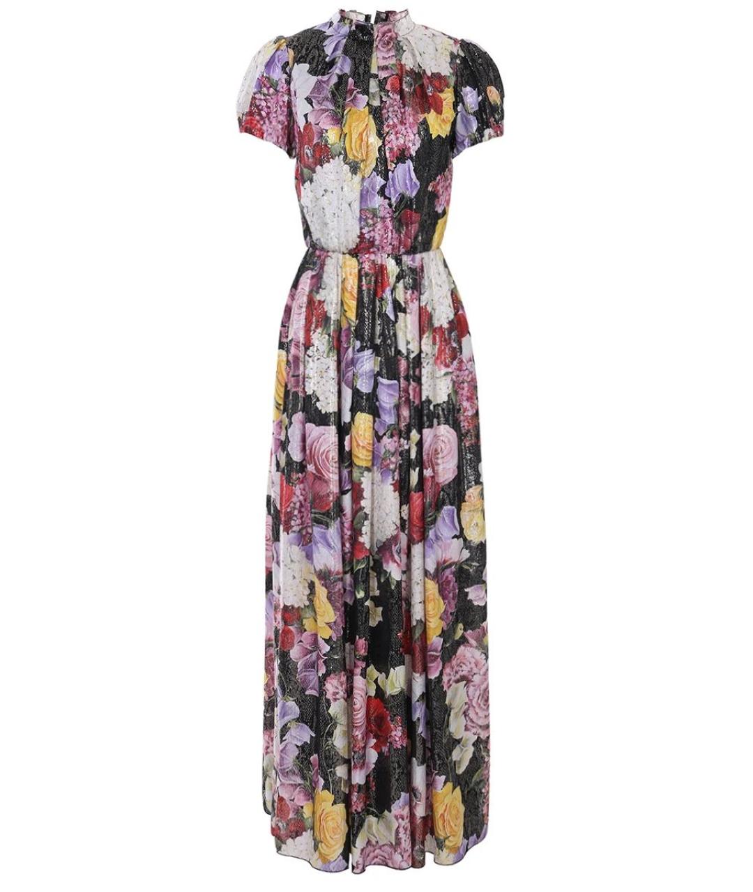 DOLCE&GABBANA Мульти коктейльное платье, фото 1