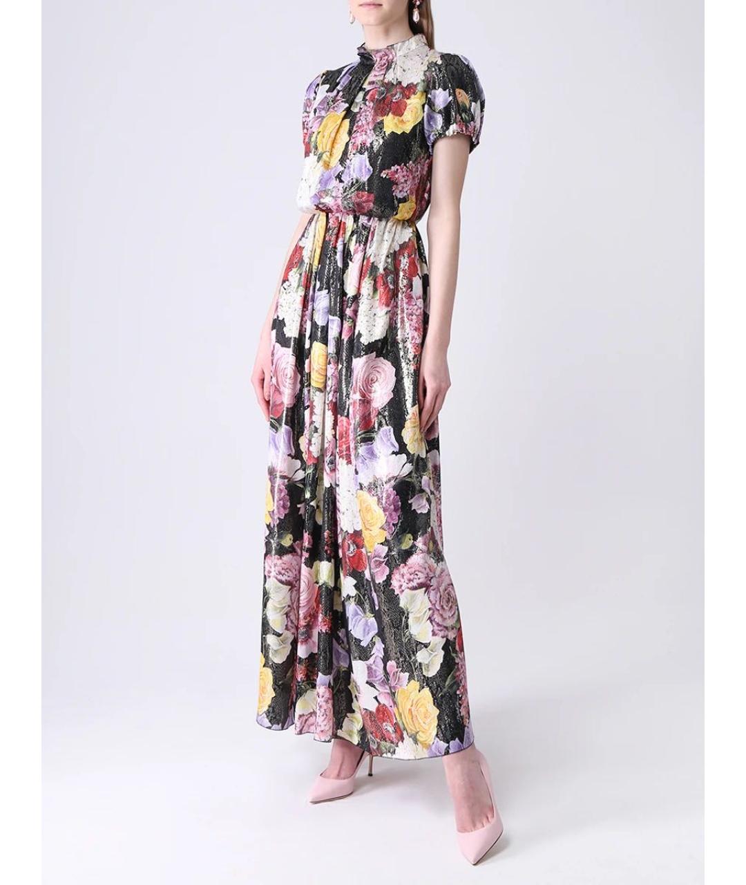 DOLCE&GABBANA Мульти коктейльное платье, фото 2