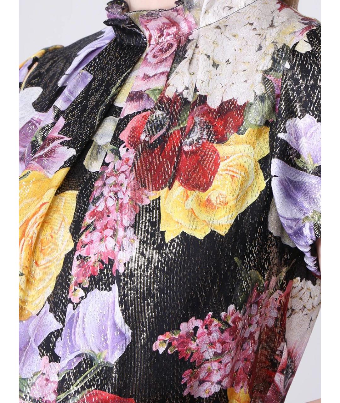DOLCE&GABBANA Мульти коктейльное платье, фото 4