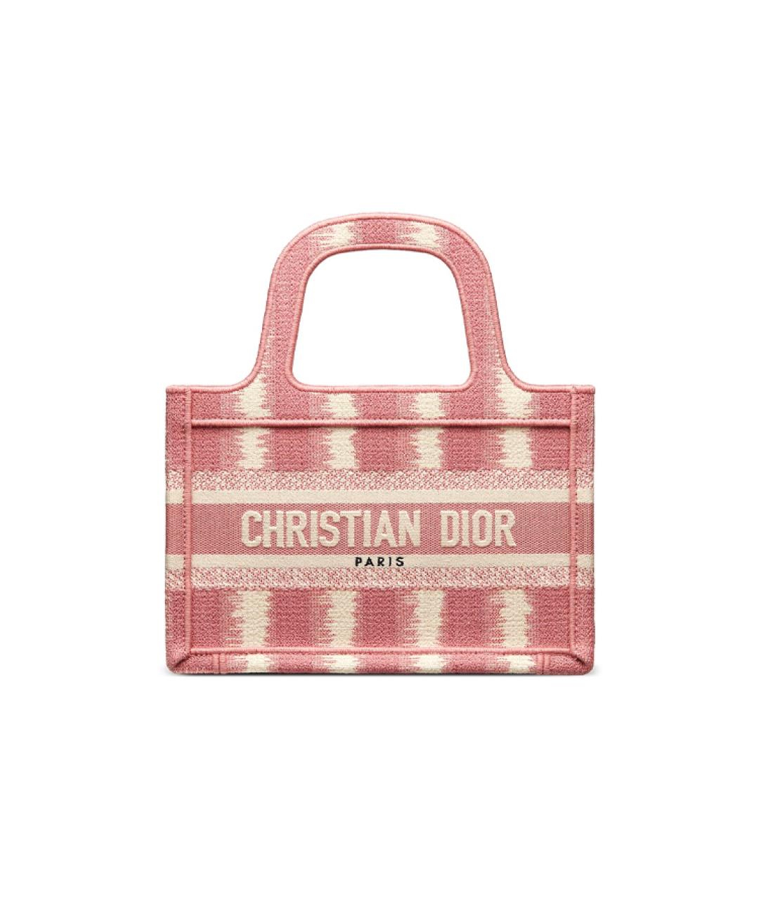 CHRISTIAN DIOR Розовая канва сумка через плечо, фото 6