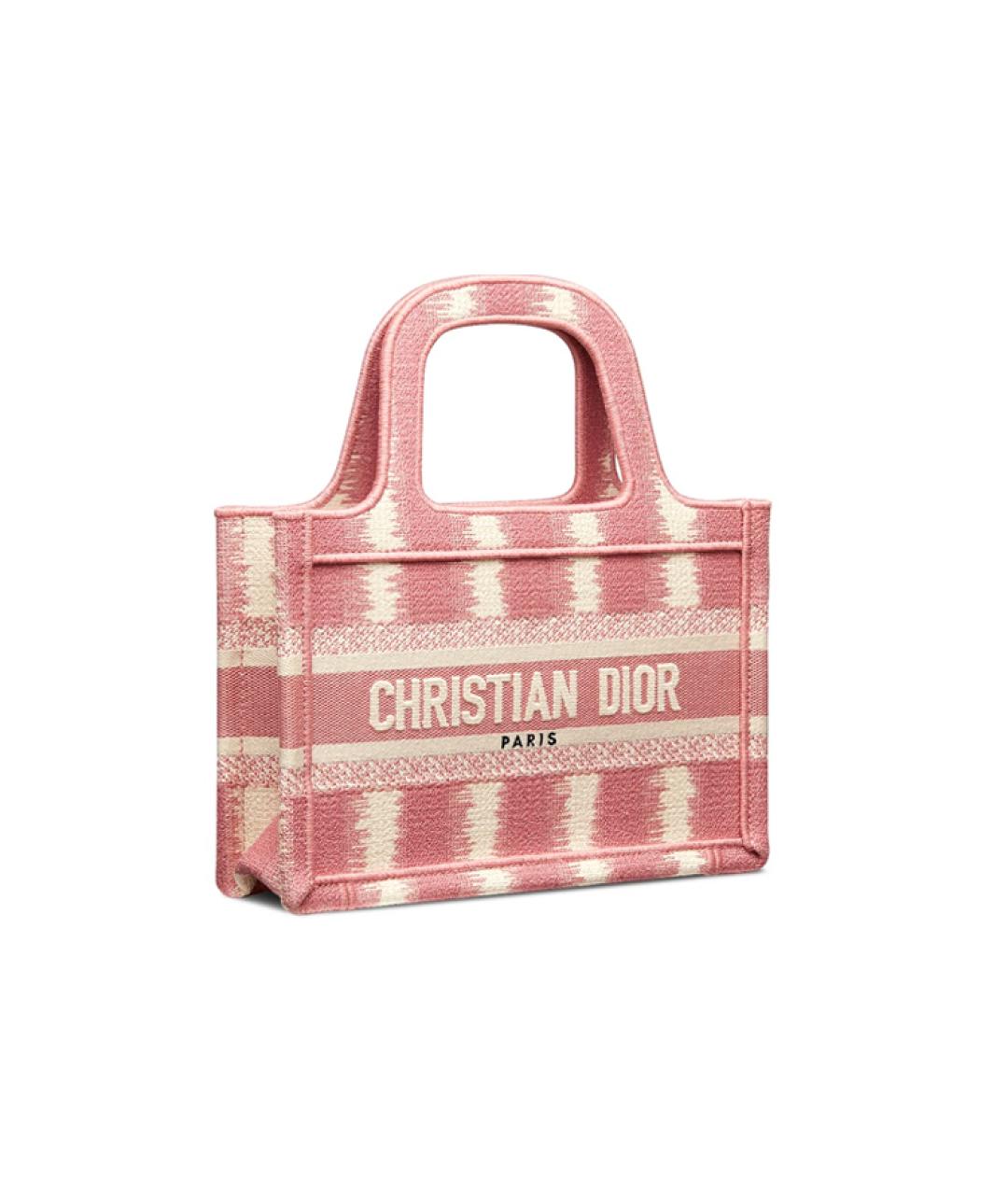 CHRISTIAN DIOR Розовая канва сумка через плечо, фото 2