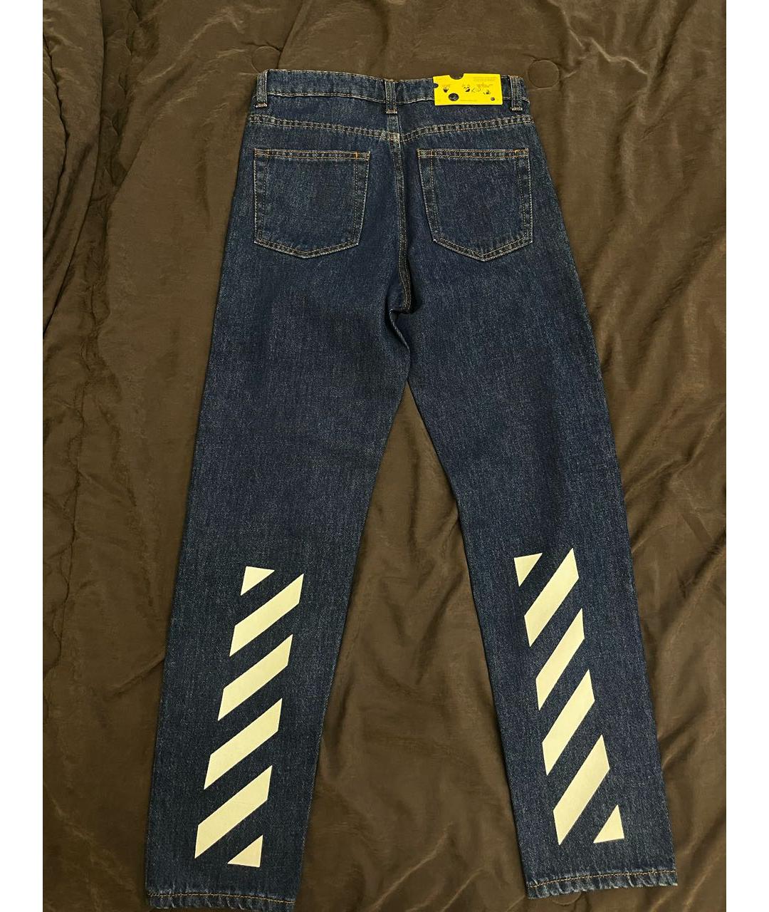 OFF-WHITE Синие деним детские джинсы, фото 6