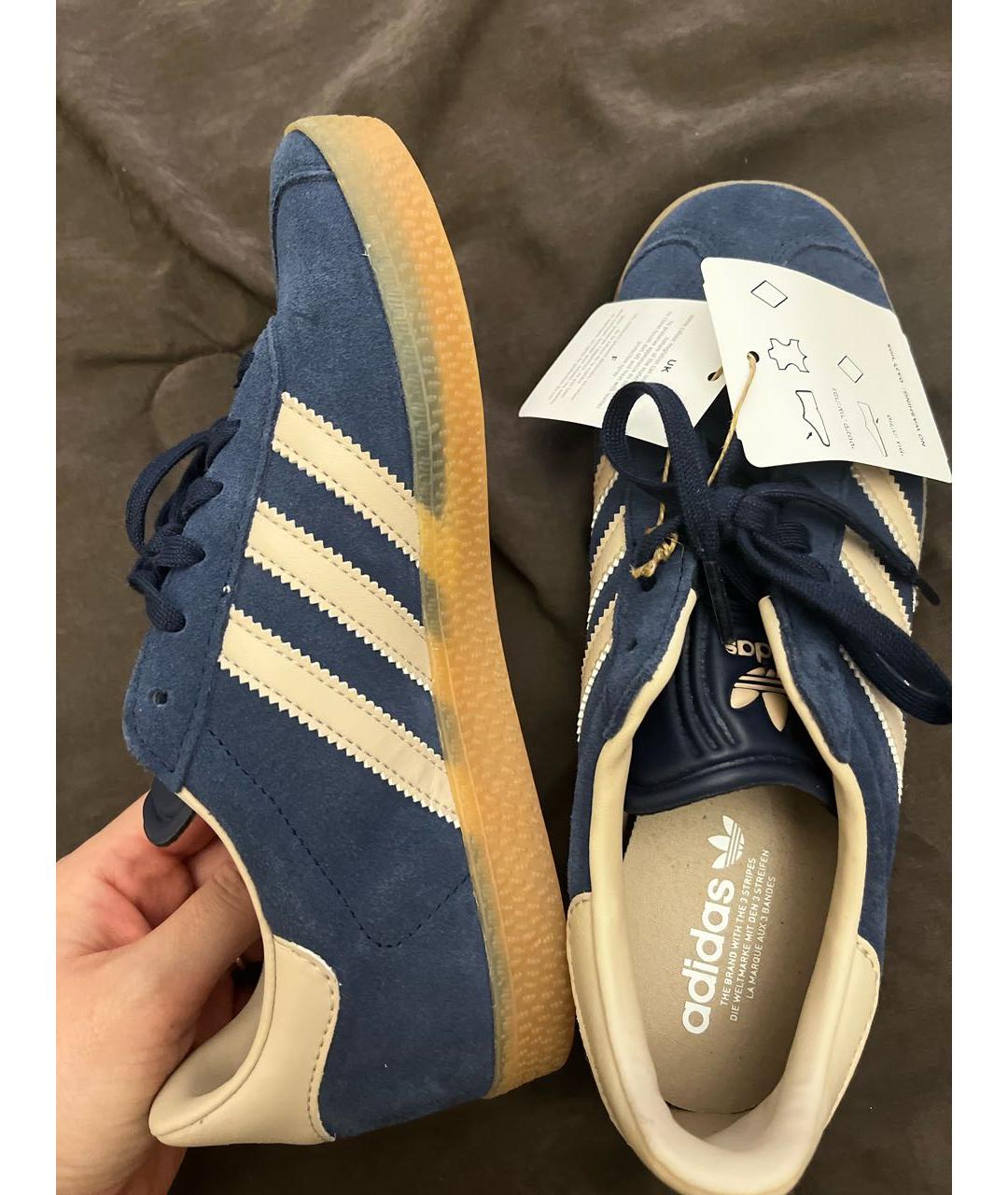 ADIDAS Синие текстильные кеды, фото 8