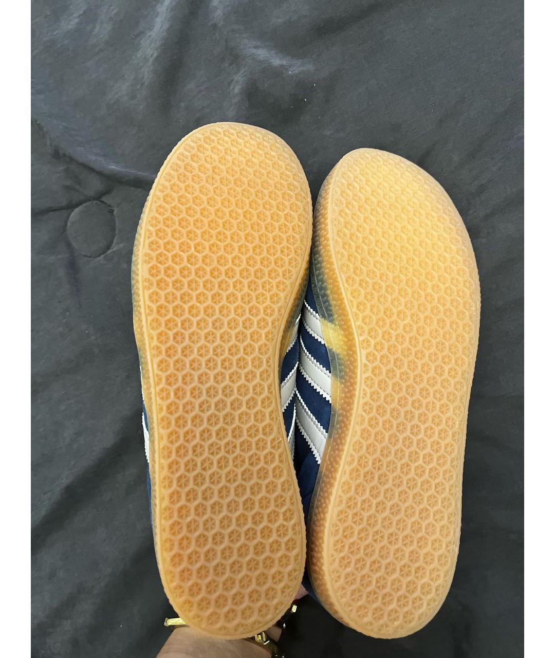 ADIDAS Синие текстильные кеды, фото 6