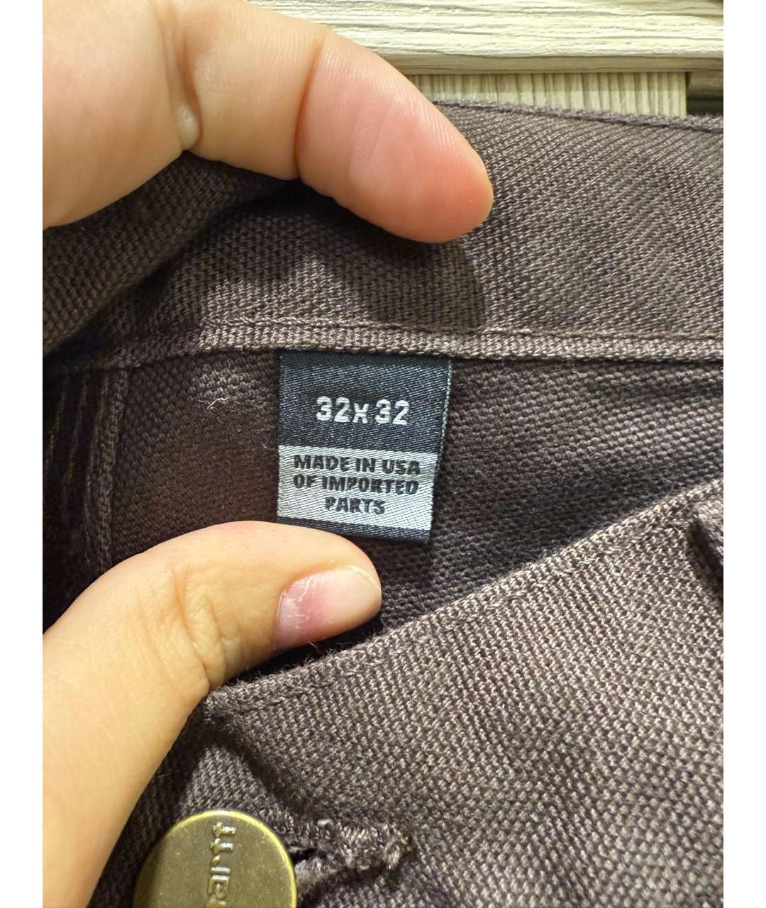 CARHARTT Коричневые повседневные брюки, фото 3