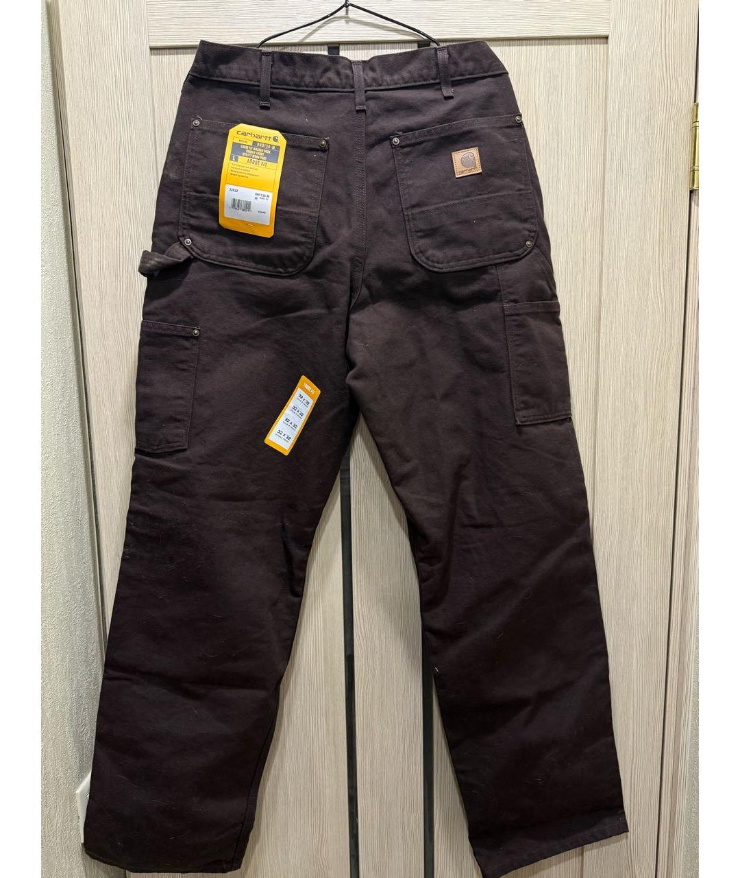 CARHARTT Коричневые повседневные брюки, фото 4