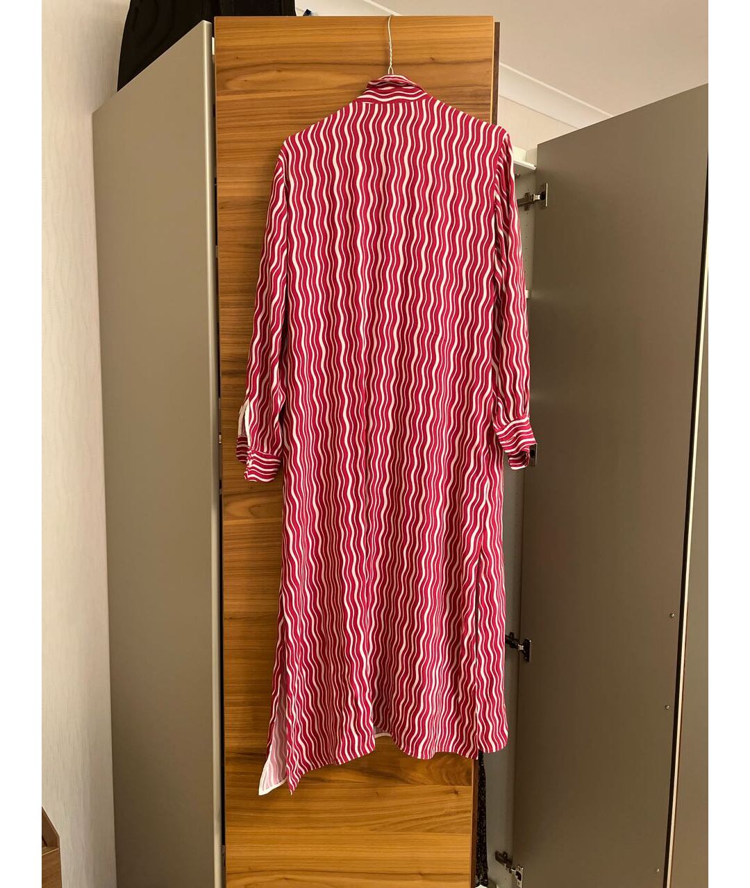 AGL Розовое вискозное повседневное платье, фото 2
