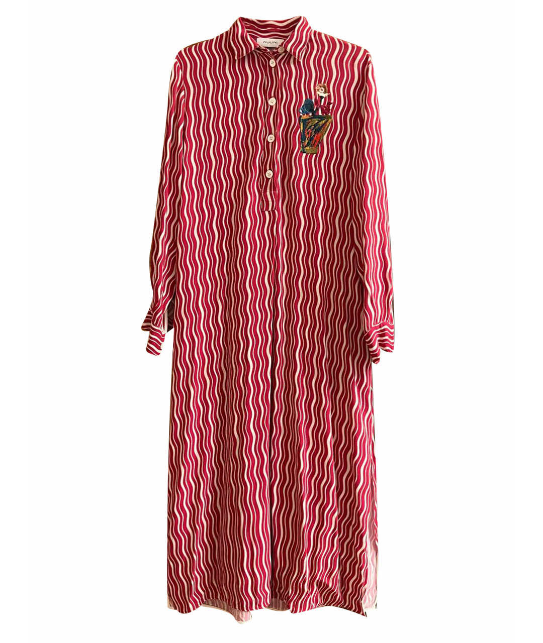 AGL Розовое вискозное повседневное платье, фото 1