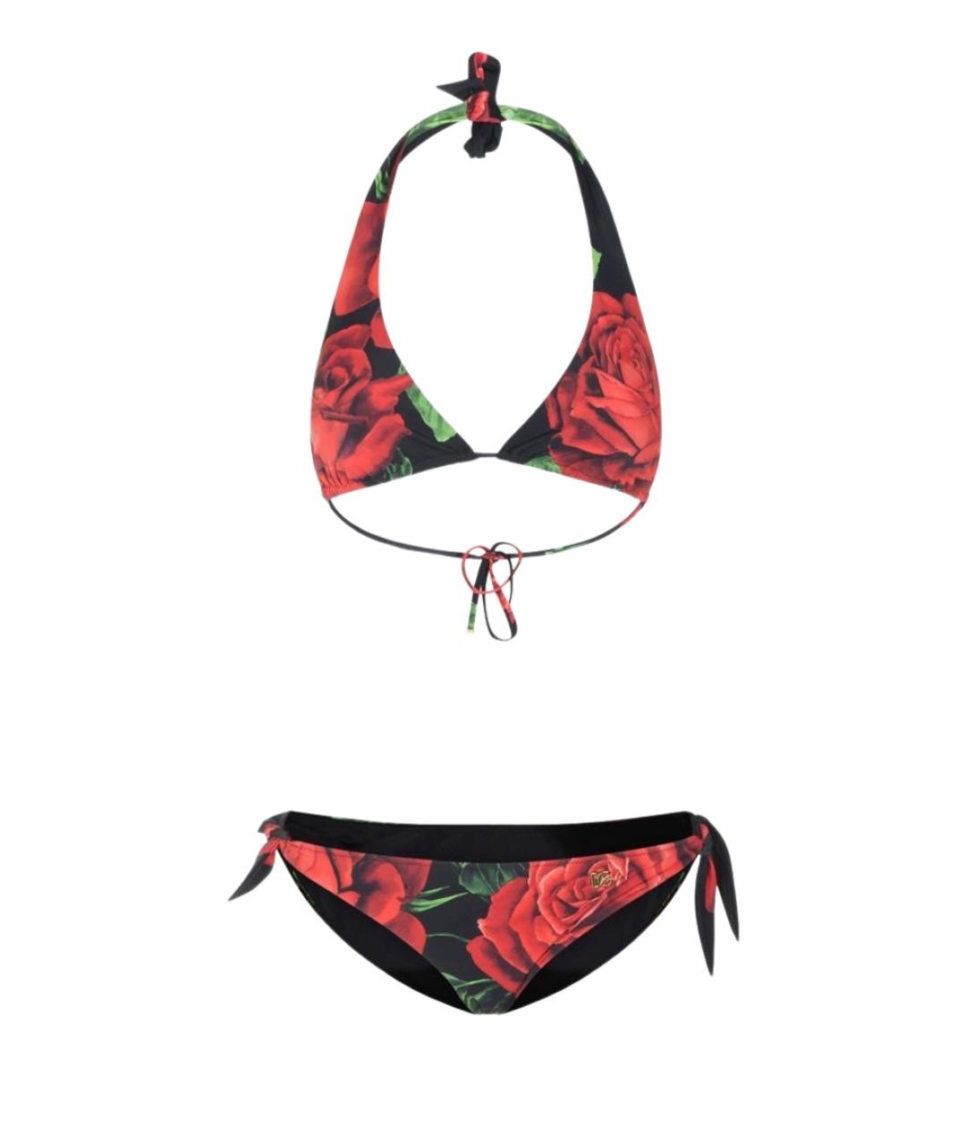 DOLCE&GABBANA Розовый полиамидовый купальник, фото 1