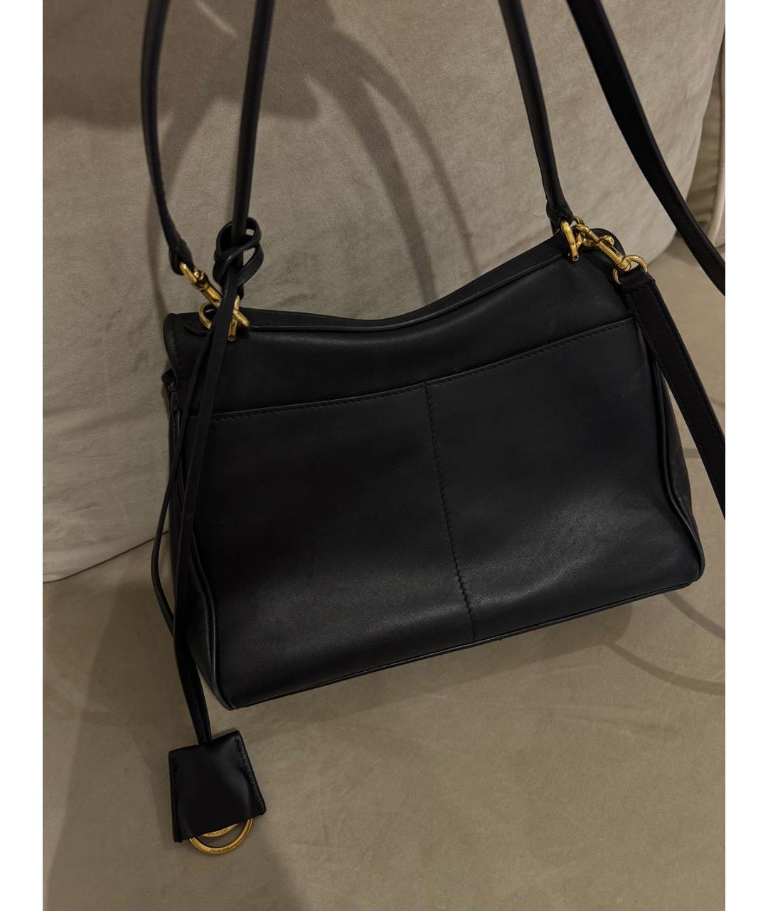 BALENCIAGA Черная кожаная сумка на плечо, фото 6