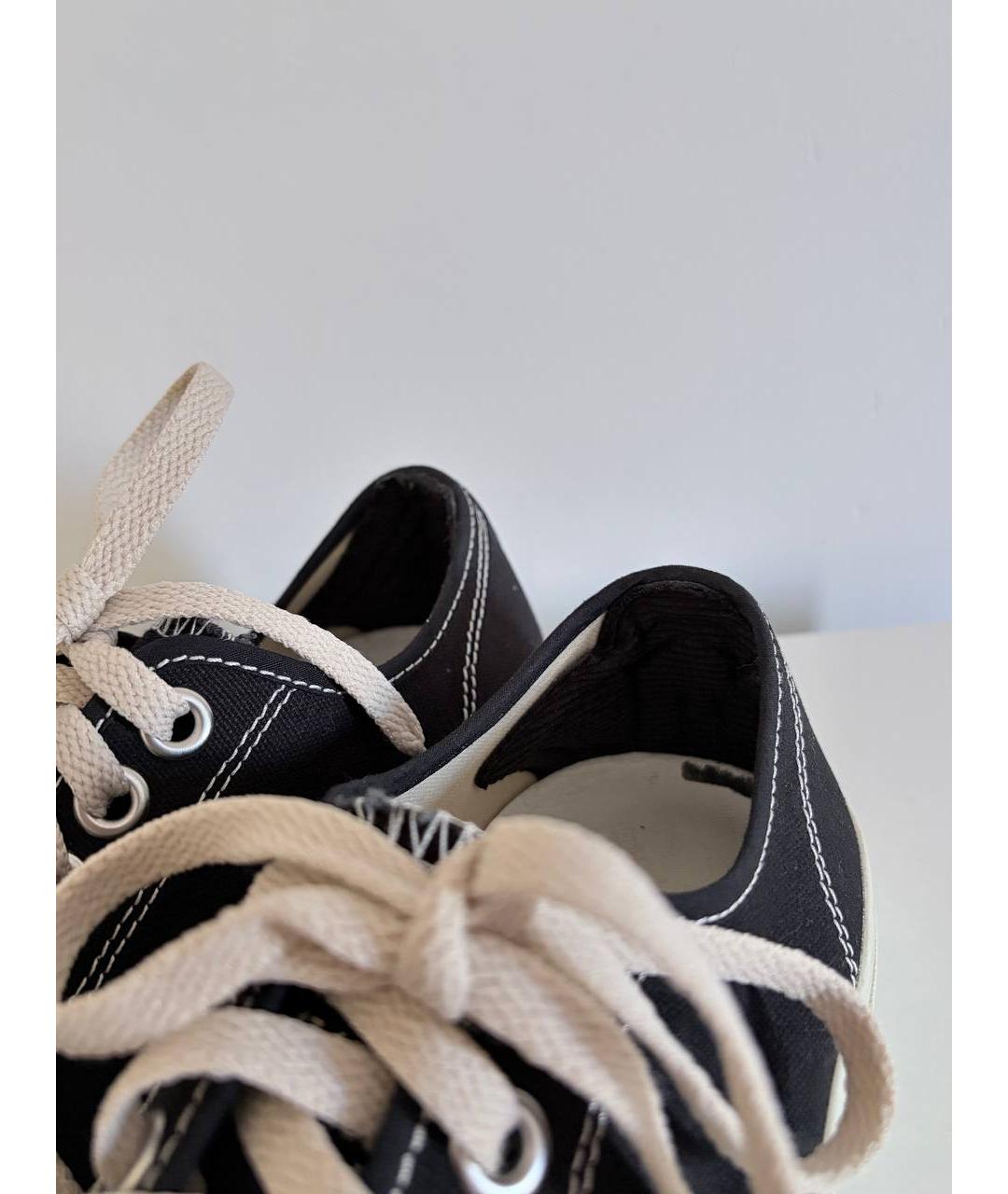 MAISON MARGIELA Черные текстильные кеды, фото 6