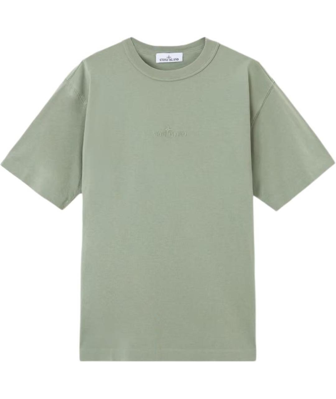 STONE ISLAND Зеленая футболка, фото 1